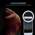thumbnail image 1 of Light Selfie LED Ring Flash Light Portable Phone Selfie Lamp Luminous Clip Lamp for iPhoneBlack, 1 of 7