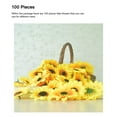 thumbnail image 4 of Bearachild 100 piezas de simulación de girasoles artificiales, portátil, vivo, hecho a mano, fotografía, flor falsa, accesorio de fotografía Artesanía Bearachild HA084204-00, 4 of 6