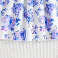 thumbnail image 6 of Clothes for Girls 10-12 Modern Fit Vintage Cotton and Linen Turn-Down Collar Flying Sleeve Flower Girl Dress Floral Dress Tiered Swing A-Line Twirly Skater Dresses, 6 of 7