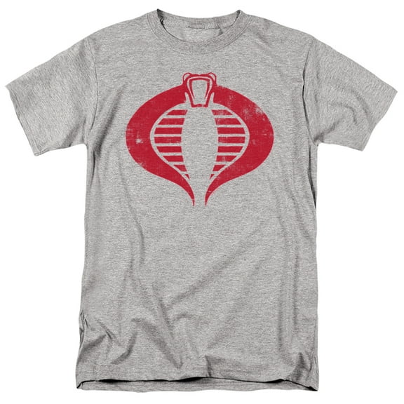 G.I. Joe Cobra Logo Unisex Adult T-Shirt, Athletic Heather, X-Large