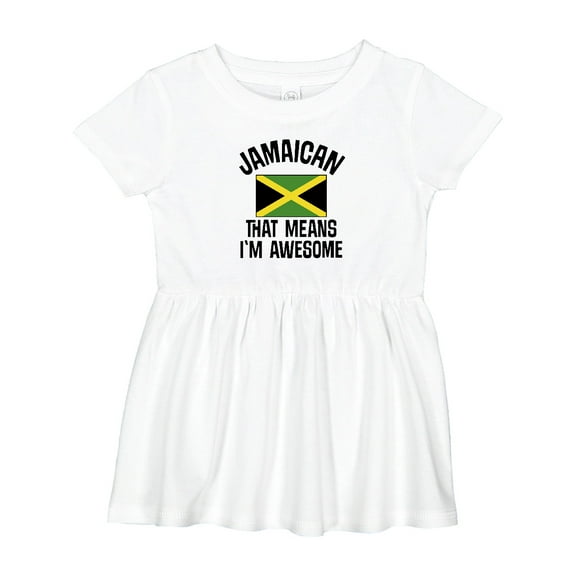 Inktastic Jamaica Awesome Jamaican Girls Baby Dress