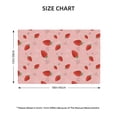 thumbnail image 2 of Rocae Cute Strawberry C Printed Heat Resistant Place Mats,Classic Hemstitch Cloth Fabric Placemats Imitation Linen Place Mat Table Mats 18x12 inch, 2 of 5