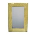 thumbnail image 2 of Radiant Rectangular Mosaic Patterned Mirror, Gold, 2 of 2