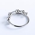 thumbnail image 2 of Anillos giratorios de cuentas para mujer, anillo giratorio de bobina única, anillo de cuentas antiestrés y ansiedad, anillo de apertura de la paz, joyería, 2 of 5