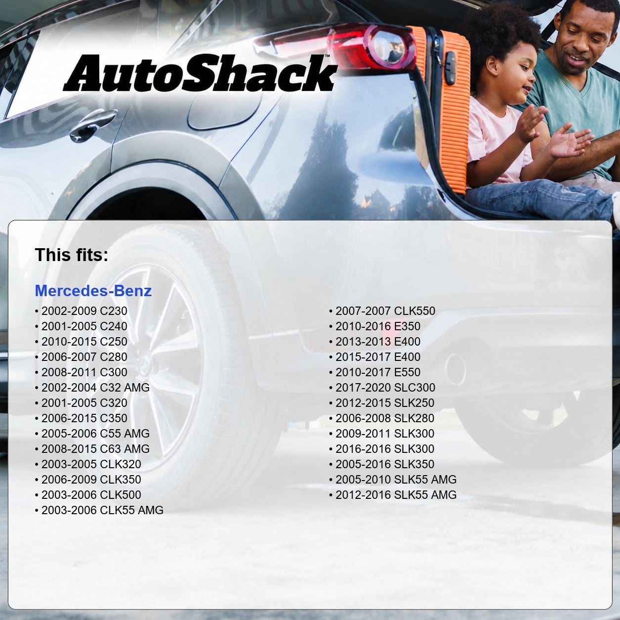 AutoShack Front Right Lower Forward Control Arm and Ball Joint with Bushings for Mercedes-Benz, E350 2010-2016 C300 2008-2011 C250 2010-2015 CLK350 2006-2009, RWD L4 1.8L V6 2.5L 3.0L 3.5L