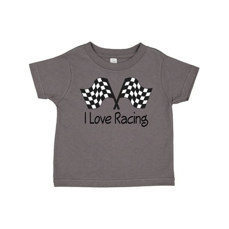 

Inktastic I Love Racing Gift Toddler Boy or Toddler Girl T-Shirt