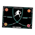 thumbnail image 4 of GARENDE Basketball Footwork Mat AntiSlip Indoor Dribble Mat Control Training Blue Line with Strap, 4 of 9
