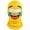 #15-Yellow, variant on Polar Bear Print Plush Balaclava White Winter Warm Full Face Mask Ski Snow Riding Cycling Hood