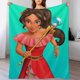 thumbnail image 1 of Manta de dibujos animados de Elena de Avalor, suave y acogedora manta de felpa esponjosa para niños, niñas y adultos jóvenes, cálida manta de franela para sala de estar, dormitorio, sofá cama de 30 x, 1 of 8