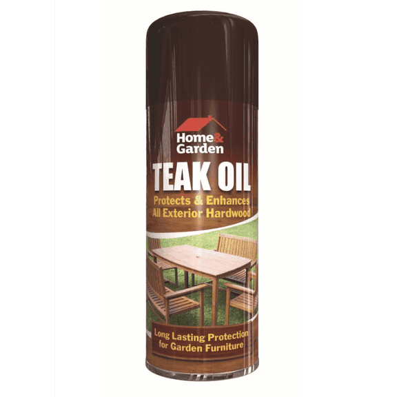 Home & Garden Teak Oil 400 ml, Long-Lasting Protection for Garden Furniture