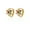 E3125G-1, variant on Small Hoop Dangle Earrings for Women, Trendy Dainty Super Sparkling Four-leaf Clover Colored Zircon Stud Earrings Fashion Jewelry Gift
