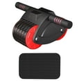 thumbnail image 5 of Abdominal Roller Wheel Training Abdominal Muscle Double Wheels for Men Women Red, 5 of 8