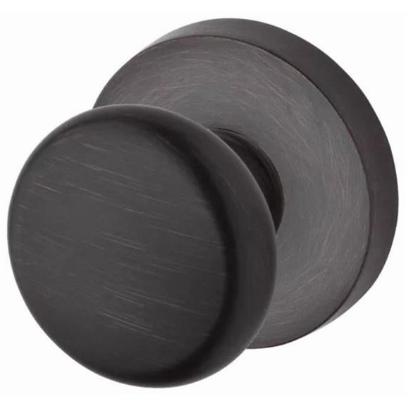 Baldwin Fd.Rou.Crr Round Non-Turning Two-Sided Through-Door Dummy Door Knob Set From The