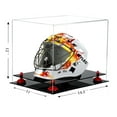 thumbnail image 2 of Deluxe Clear Acrylic Lacrosse Helmet Display Case with Red Risers (A002-RR), 2 of 6