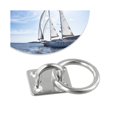 thumbnail image 5 of 304 Stainless Steel Square Pad Eye Plate Eye Hook With Round Ring Boat Hardware Accessories ,Convenient to Use, 5 of 5