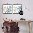 thumbnail image 4 of Stupell Industries Contemporary Plant Sprigs Botanical & Floral Painting Black Framed Art Print Wall Art, 17 x 17, Set of 2, 4 of 10