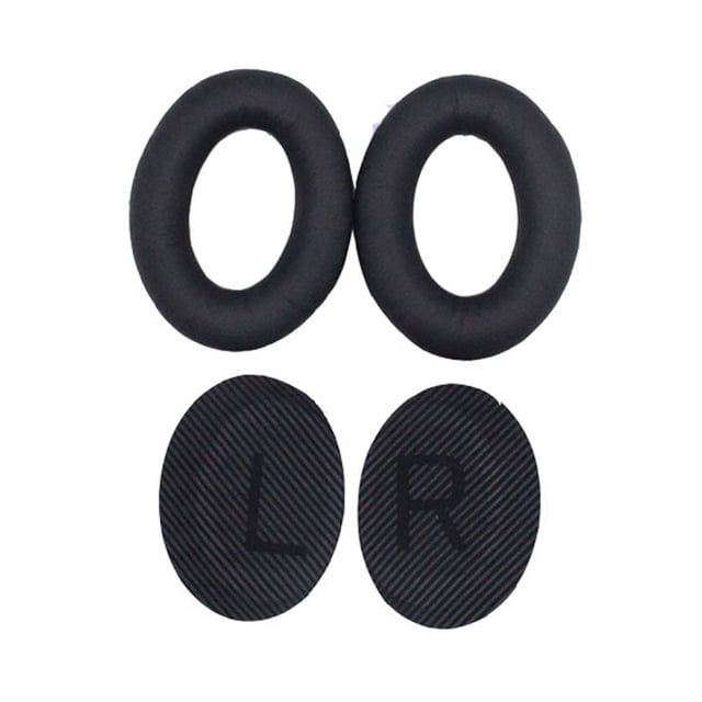 Inteprter Almohadillas para los oídos, 2 uds., almohadillas para auriculares, almohadillas para auriculares con cancelación de ruido montadas Relojes inteligentes Negro