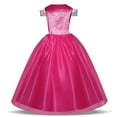thumbnail image 1 of GJDAMFD Disfraz de princesa rosa elegante para niñas pequeñas, disfraz de fiesta de cumple GJDAMFD  GJDAMFD, 1 of 2