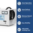 thumbnail image 2 of ALORAIR Basement/Crawl Space Dehumidifiers Removal 120 PPD (Saturation), 55 Pint Commercial Dehumidifier, Auto Defrosting, cETL, Optional Remote Monitoring, 2 of 8