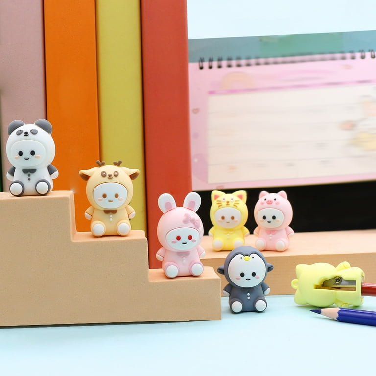 Pencil Sharpener Pink Rabbit Yxwen 1 Pencil Sharpener Animal