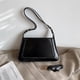 thumbnail image 4 of Bolso de hombro para mujer, de piel sintética, informal, para axilas, color sólido para el trabajo (negro) Likrtyny Para Estrenar, 4 of 9
