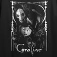 thumbnail image 6 of Coraline Other Mother & Coraline Women's Black Crew Neck Short Sleeve Crop Top - Large, 6 of 7