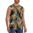 thumbnail image 2 of Haiem Men's Camouflage Rabbit Print Tank Tops Summer Sleeveless Cut Off Workout T-Shirts Fitness Vest Athletic Undershirts-X-Large, 2 of 8