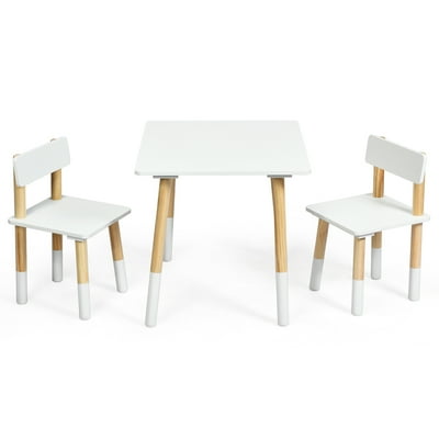 Buy Costway Kids Wooden Table and Chairs Set at Ubuy Kuwait