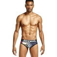 thumbnail image 3 of JOCKMAIL Men's Underwear Briefs Playful Printed briefs Ice Silk Sexy Low Waist Underwear, 3 of 9