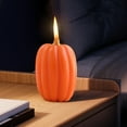 thumbnail image 4 of SHIMELE Halloween Pumpkin Candle - Handmade Simulated Pumpkin Wax Candle - Aromatherapy Candle - Soothing Orange Scented Decor - Perfect for Fall Ambiance, 4 of 7