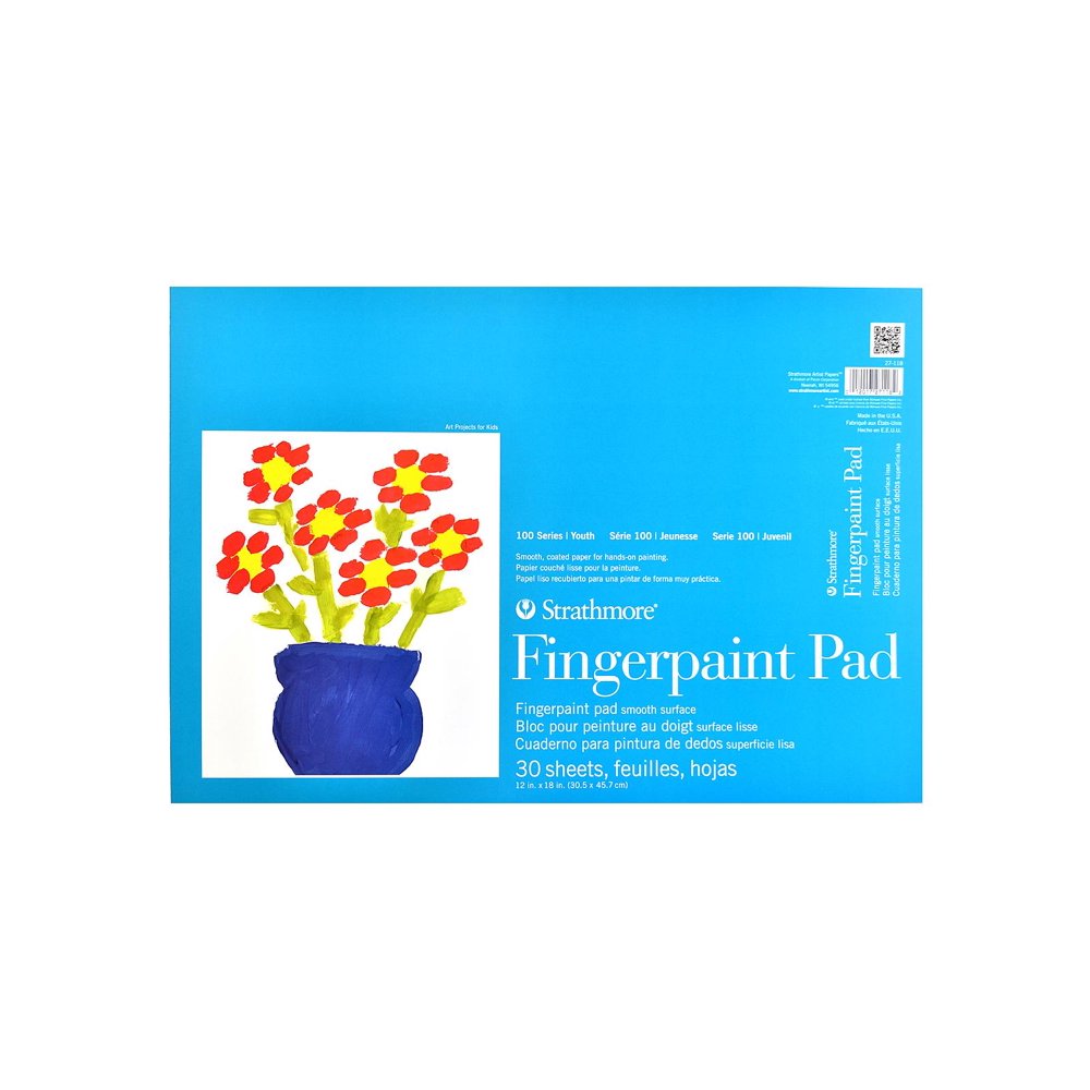 Kids Finger Painting Book fingerpaint pad (pack of 4)