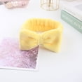 thumbnail image 5 of Paquete de 3 diademas para mujer, bandas para el cabello antideslizantes con lazos, orejas de conejo, para hacer ejercicio, correr, hacer deporte, diadema elástica para el cabello para niñas,, 5 of 5