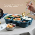 thumbnail image 5 of Plastic Compartmental Bento Food Container Storage Lunch Box, 5 of 6