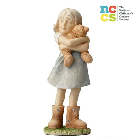 - Enesco Foundations Girl with Teddy Bear Figurine
