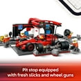 thumbnail image 6 of LEGO City F1 Pit Stop & Pit Crew with Ferrari Car Toy - Model Race Car Toy Building Playset for Kids, Boys and Girls, Ages 6+ - F1 Collectible for Fans - Gift for Birthdays - 60443, 6 of 8