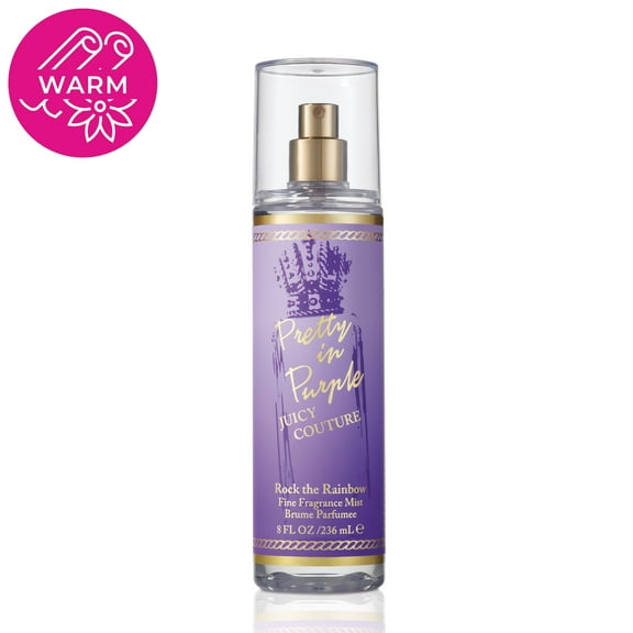 Juicy Couture Rock The Rainbow Pretty in Purple Body Mist Spray, Perfume for Women, 8.0 fl oz