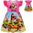 thumbnail image 3 of Girls Summer Dress free Flutter Sleeve Casual dress, 3 of 7