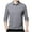 Gray, variant on Mlzmgr Shirts for Men 1/4 Button Long Sleeve Golf Shirts Fitness Business Casual Work Shirts