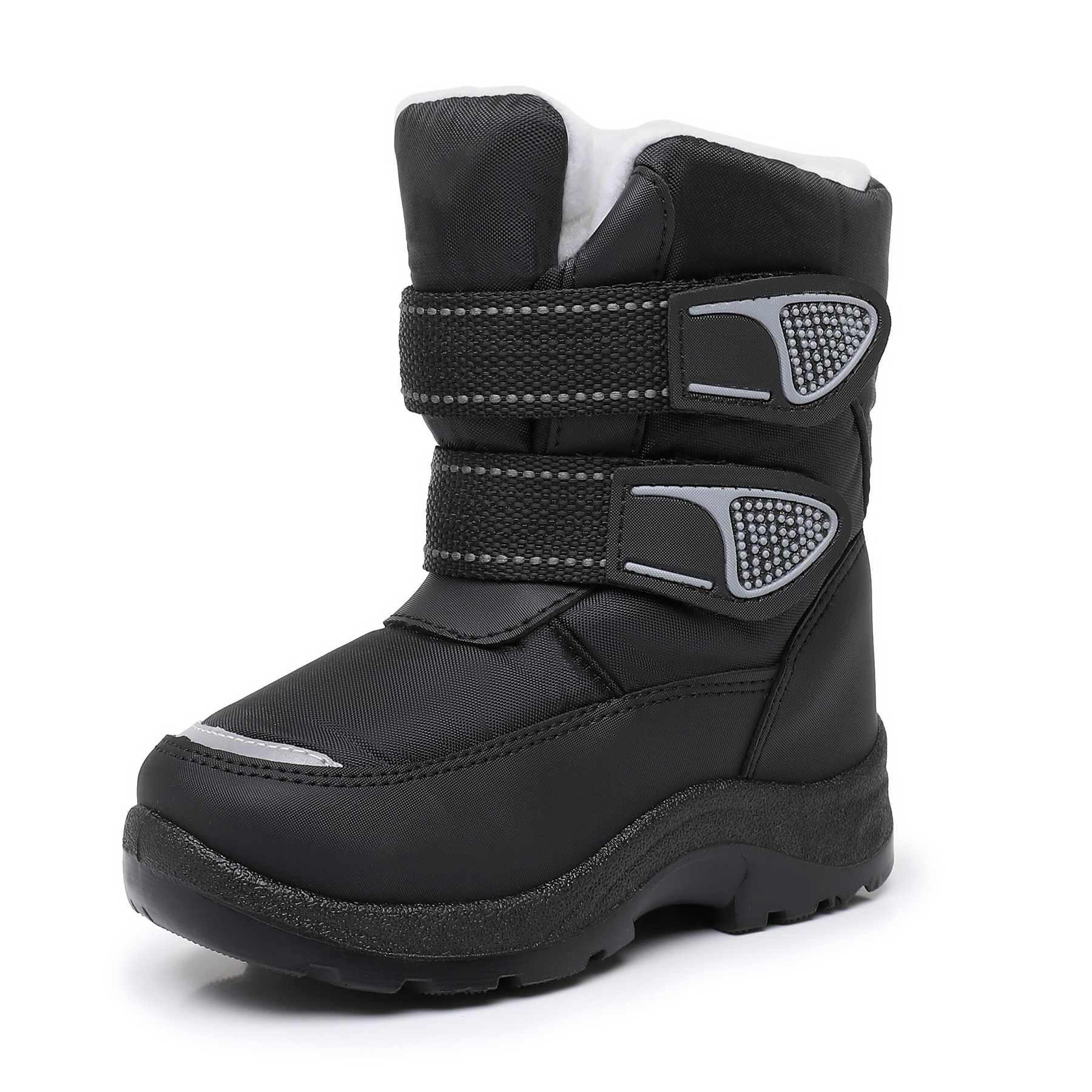 Apakowa Kids' Snow Boots with Water-Resistant Upper