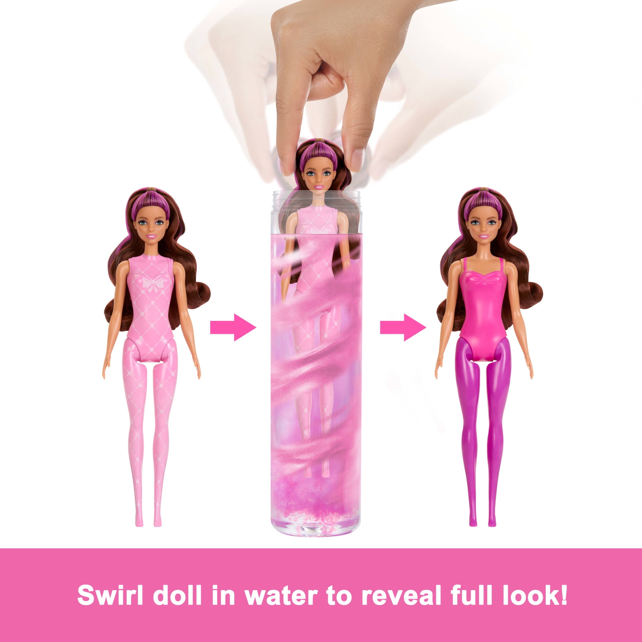Barbie Color Reveal Ballerina Series Doll & Accessories, 6 BalletcoreInspired Surprises (Styles May (图5)
