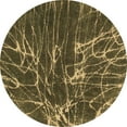 thumbnail image 1 of Ahgly Company Indoor Round Abstract Brown Modern Area Rugs, 5' Round, 1 of 4