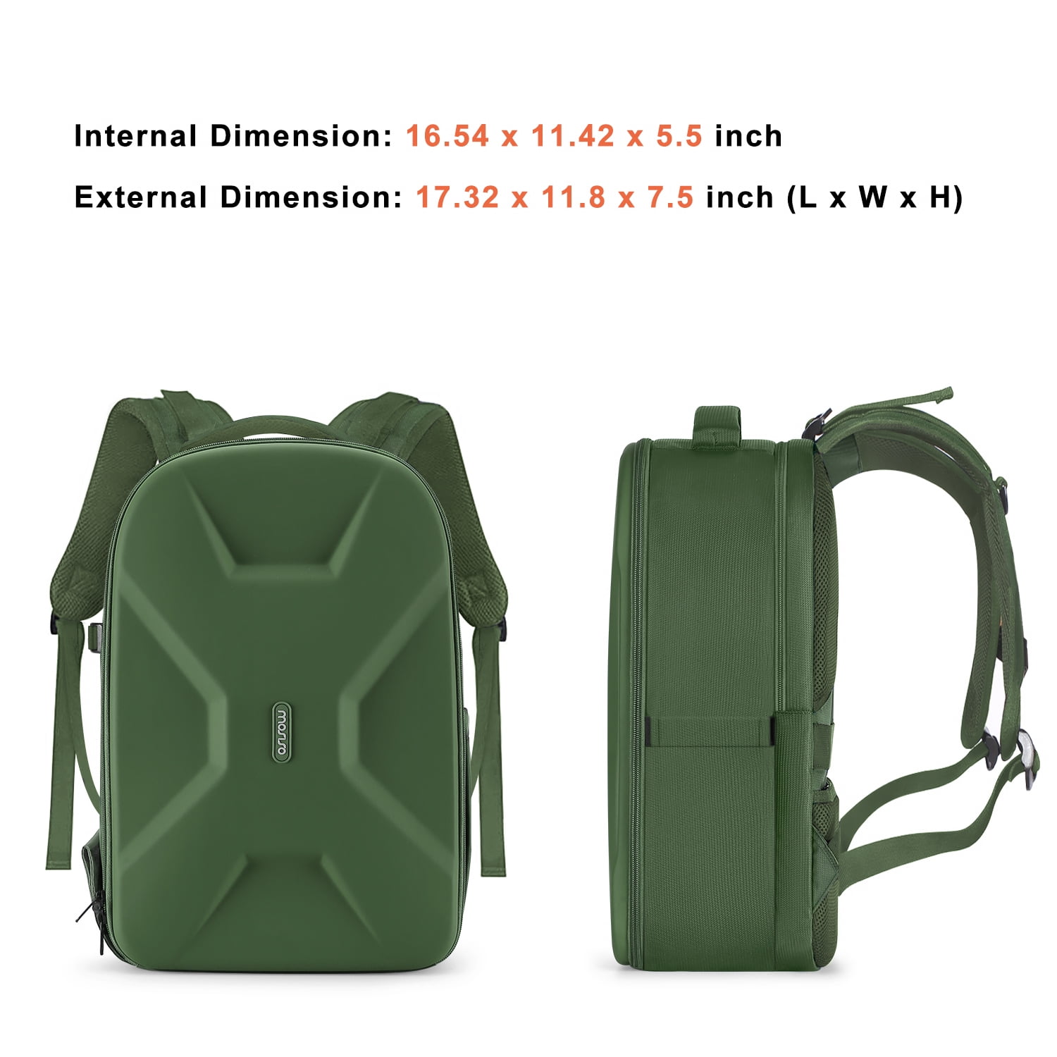 MOSISO Camera Backpack for Canon/Nikon/Sony/DJI Mavic Drone, DSLR/SLR/Mirrorless Photography Camera Bag Waterproof Hardshell Protective Case with Tripod Holder&Laptop Compartment,15-16 inch