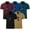 Z517, variant on 5 Pack Polo Shirt for Men's and Big Men's, Comfort Collar Casual Golf Polo Shirts with Sunglasses Loop, Sizes XL