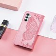 thumbnail image 2 of for Samsung Galaxy A34 5G Wallet Case for Women Girls, Shiny Butterfly Flower PU Leather Cover with Card Slot Holder Flip Phone Case for Samsung Galaxy A34 5G Rhinestone Pink, 2 of 9