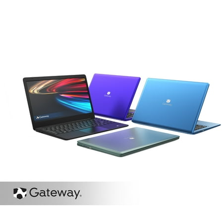 Gateway 14.1" Ultra Slim Notebook, FHD, Intel Celeron, 4GB Memory, 64GB Storage, Tuned by THX Audio, Mini HDMI, Cortana, 1MP Webcam, Windows 10 S, Microsoft 365 Personal 1-Year Included, Green