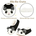 thumbnail image 3 of cosyone1997 Cute Fuzzy Animal Slippers for Women Girls Teens Kids, Warm Fluffy Bedroom Socks Indoor, Cozy House Shoes Non-slip Grip Soles, Winter Funny Gifts Unique, 3 of 6