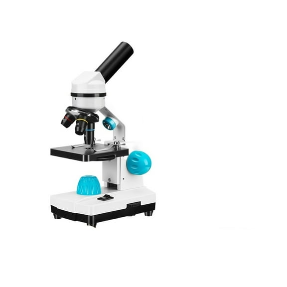 40x-2000x Microscope Kit With Led Lights Higher Magnification 45° Tilted Science Kit For Kids & Students
