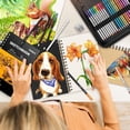 thumbnail image 7 of 176PCS Art Supplies Sketching Kit with 100 Sheets 3-Color Sketch Book, Graphite Colored Charcoal Watercolor & Metallic Pencils, Drawing Set Gifts for Adults Teens Girls Boys Kids, 7 of 7