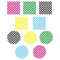 thumbnail image 2 of Paokuoon Acrylic Coasters Retro Checkerboard Table Protector Fine Workmanship Stylish Acrylic Heat Insulated Home Decoration, 2 of 6