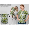thumbnail image 7 of oneOone Viscose Jersey Light Green Fabric Florals Fabric For Sewing Printed Craft Fabric By The Yard 60 Inch Wide, 7 of 7